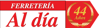 Logo de Ferreteria al Día 44 años