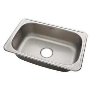 Lavaplatos sencillo acero inoxidable Radiante Empotrar 60 x 40cm Socoda