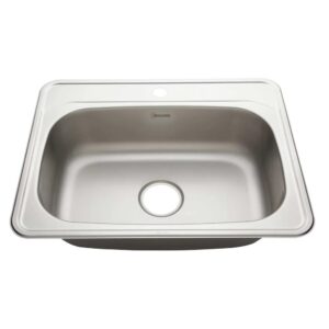Lavaplatos sencillo acero inoxidable Radiante Empotrar 62 x 48cm
