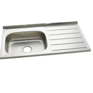 Mesón acero inoxidable Radiante 100 cm Liso Monocontrol - Socoda