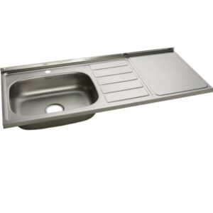 Mesón acero inoxidable Radiante 120 cm Liso - Socoda
