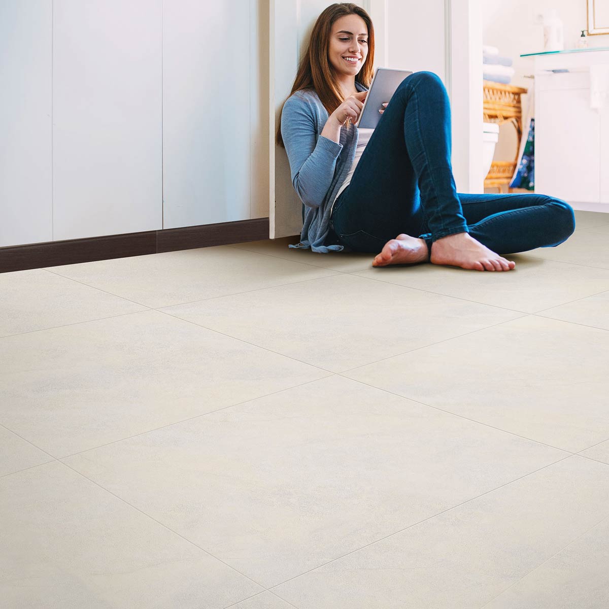 Piso Hara Mate Beige Caras Diferenciadas - Corona - Imagen 4