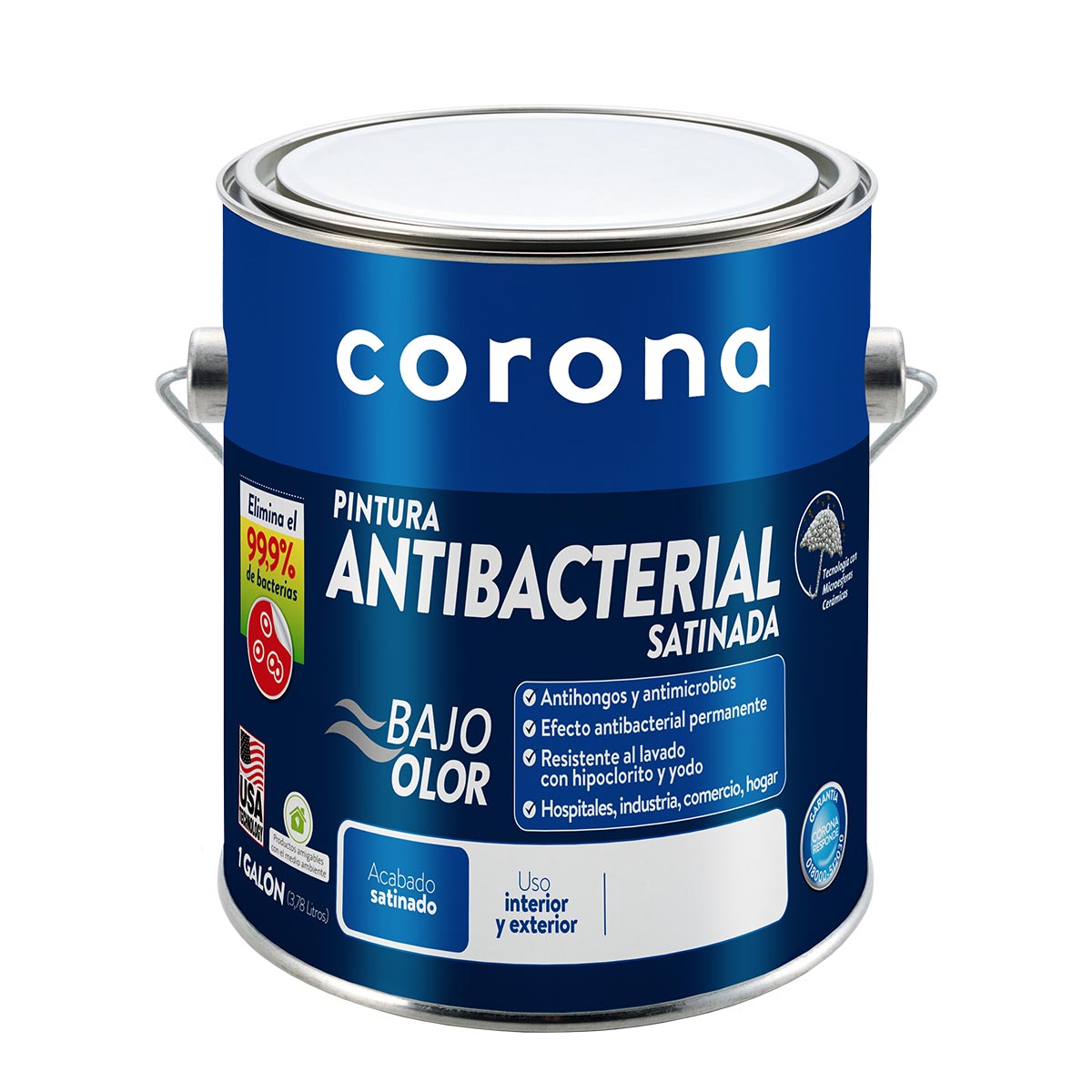 Pintura Antibacterial Blanco - Corona